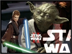 mistrz Yoda, chłopiec, Star Wars, lasery